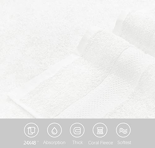 Monark Linen Bath Towel Set, Cotton Terry Towels For Bathroom, Quick Dry, Lightweight, Highly Absorbent, Soft Feel, 24 X 48 Pack Of 6 For Shower, Pool, Spa, Gym, Hand Towel For Daily Use #TOP3