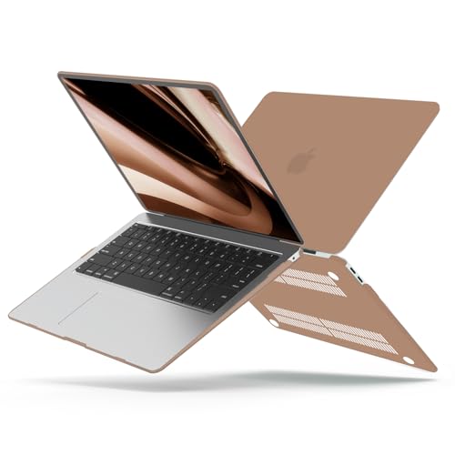 B BELK Compatible with MacBook Air 13 inch Case 2022 2021 2020 2019 2018 A2337 M1 A2179 A1932, Matte Plastic Hard Shell+ Keyboard Cover+ Screen Protector for MacBook Air 13.3 inch Case, Caramel Brown by B BELK - Image 7