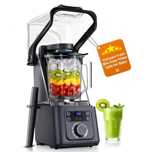 Image of Professional Commercial Vacuum Blender, Freshness Locked In by Vacuum Technology, 2026 Upgraded 3000W /4HP Peak Power, 72oz Eastman Tritan Cup, Milkshake, Smoothie, Nut Milk, Hot Soup, NSF Certified