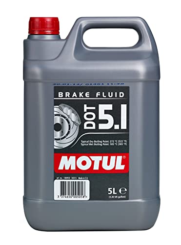 Motul 100952 Dot 5.1 liquide frein 5l pour système anti-blocage ABS et commande d'embrayage auto