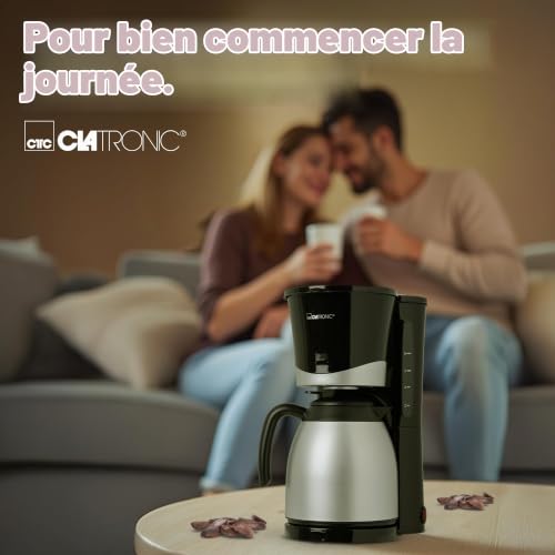 Clatronic KA 3327 schwarz Cafetière Nombre de tasse=10 - vue 9