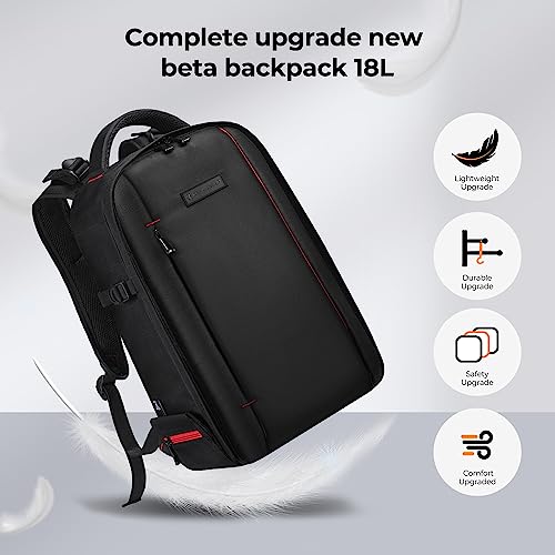 Mochila para cámara K&F Concept impermeable con compartimentos miniatura 2