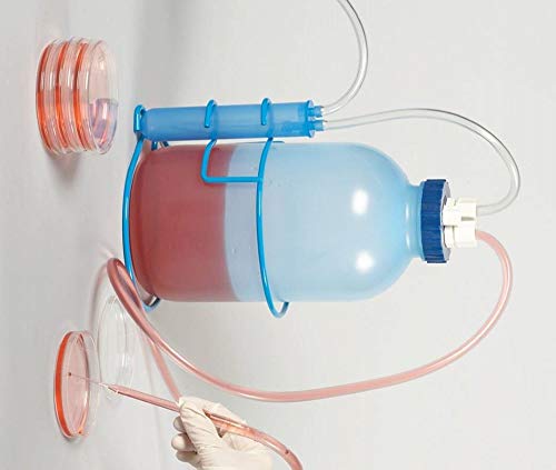 Bel-Art Vacuum Aspirator Bottle,1/2 GAL,Blue - BEL