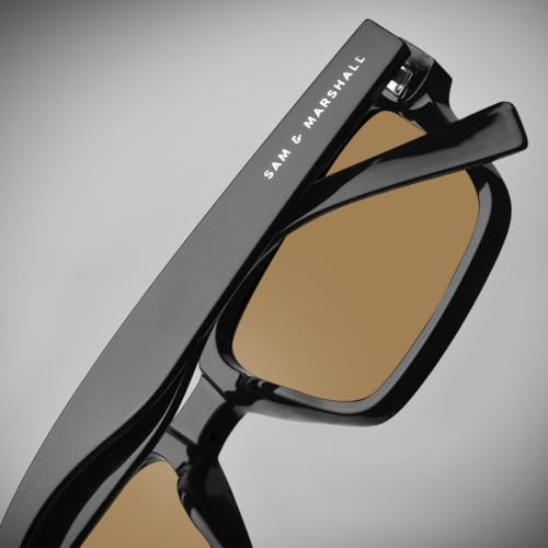 Image of SAM AND MARSHALL TROY Sunglasses I 400UV Protection I Rectangle Shape Sunglass I Men & Women