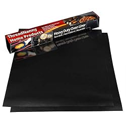 2-Pack Heavy Duty Oven Liners – Non Stick Teflon Oven Mats For Bottom Of Gas & Electric Ovens – Reusable, Easy Clean - View #8