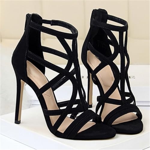 Sexy Strappy Stiletto Heels for Women Open Toe High Heels Wedding Bridal Sandals Dress Shoes2
