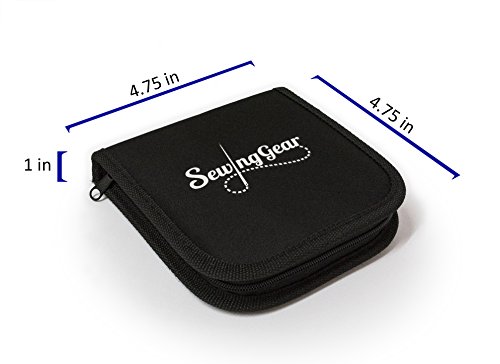 Compact Sewing Kit For Home, Travel, Camping & Emergency. Best Gift For Kids, Girls, Beginners & Adults. Quality Premium Mini Sew Supplies Set. Expansive Case With 100 Extra Pins & Safety Pins #TOP3