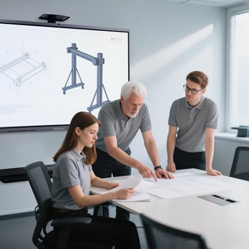 Image of Smart Board 65 inch, Interactive Smartboard Digital Whiteboard with Dual OS Android Windows, Touch Screen Wall Mount for Classroom Business Office