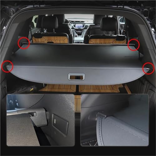 Cubierta para maletero de Escalade 2021-2023 con acabado de aspecto carbono 5