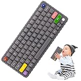 Besosay Baby Keyboard Teething Toys for Babies 0-3, 0-6, 6-12 Months | Soft Silicone Keyboard Teethers Toys | Baby Fidget Toys 0-6 Months | Infant Teether Pacifier for Breastfeeding Baby Boy Girl