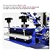 TIANIUSEEN 6 Color 6 Station Screen Printer Micro-Registration Silk Screen Printing Machine T-Shirt Press Printer with Height Adjustable Stand for T-Shirt DIY