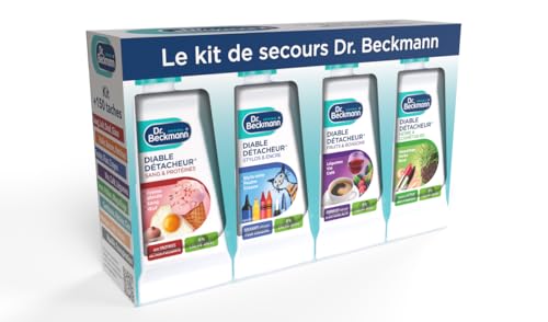 Dr. Beckmann - Le Kit de Secours - 8 Détachants Textile Dr. Beckmann – Détachants Linge Puissants pour Huiles, Chocolat, Ketchup – Produit Nettoyant Sans...