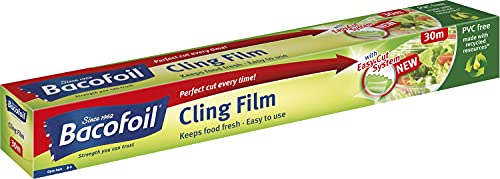 Bacofoil PVC-Free Cling Film with Easy-Cut system 325mm x 30m