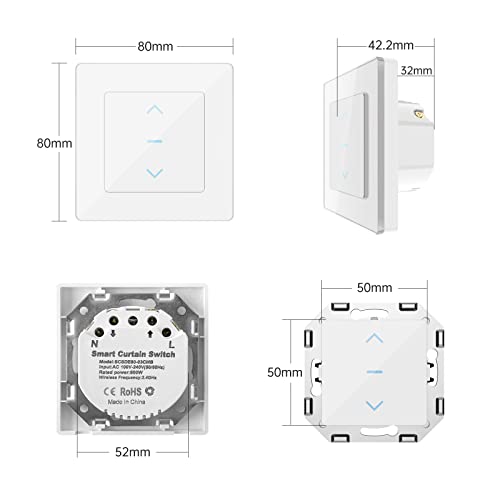 WLAN Rolladensteuerung AVATTO Smart Rolladenschalter für Zuhause