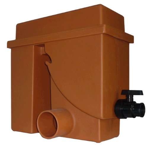 Spaltsiebfilter Bogensiebfilter Teichfilter terrakotta Spaltsieb/Bogensieb 150µ mit Schmutzauslass