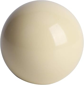 2pcs White Billiard Balls Standard 5.72CM, Cue Ball for Pool Table Training Snooker Game Replacement with Smooth Synthetic Resin, Ideal for Professional Roundness