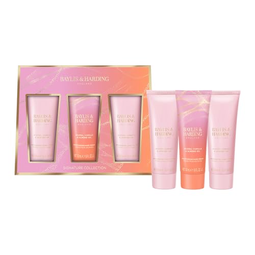 Baylis & Harding Jojoba Vanilla & Almond Oil Luxury Hand Treats Gift Set - Vegan Friendly