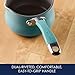 Rachael Ray Cucina Nonstick Butter Warmer, Hard Porcelain Enamel Aluminum, 0.75-Quart, Agave Blue - 16346