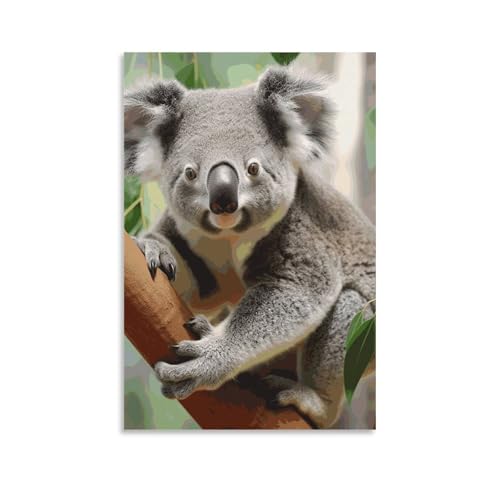 Décoration murale koala mignon pour habiller un grand mur de chambre à coucher