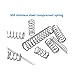 10PCS Stainless Steel Compression Spring 304 SUS Compressed Spring,Length 60mm,OD 8mm