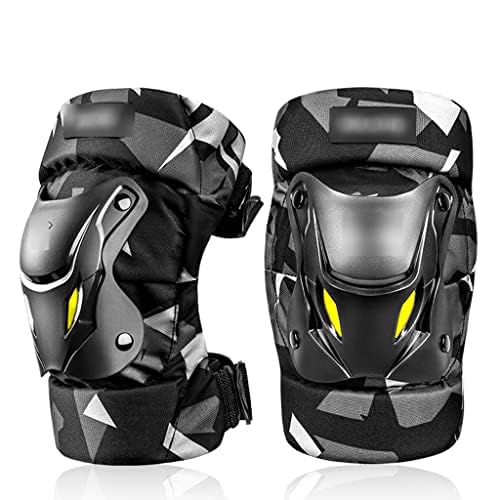 Squisita Protezione per Ginocchiere per Moto Ginocchiere per Equitazione Unisex per Moto Motocross Montagna Attrezzatura Anticaduta per Quattro Stagioni,Mimetico,Taglia Unica,Sensational421