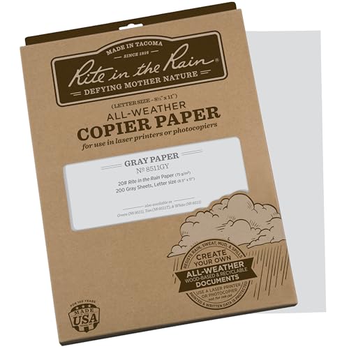 Rite In The Rain Weatherproof Copier Paper, 8 1/2