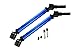 GPM Upgrades Aluminum Body & Steel Joint Adjustable F/R CVD for 1/10 E-Revo VXL Rushless (86086-4) RC Cars (Blue)