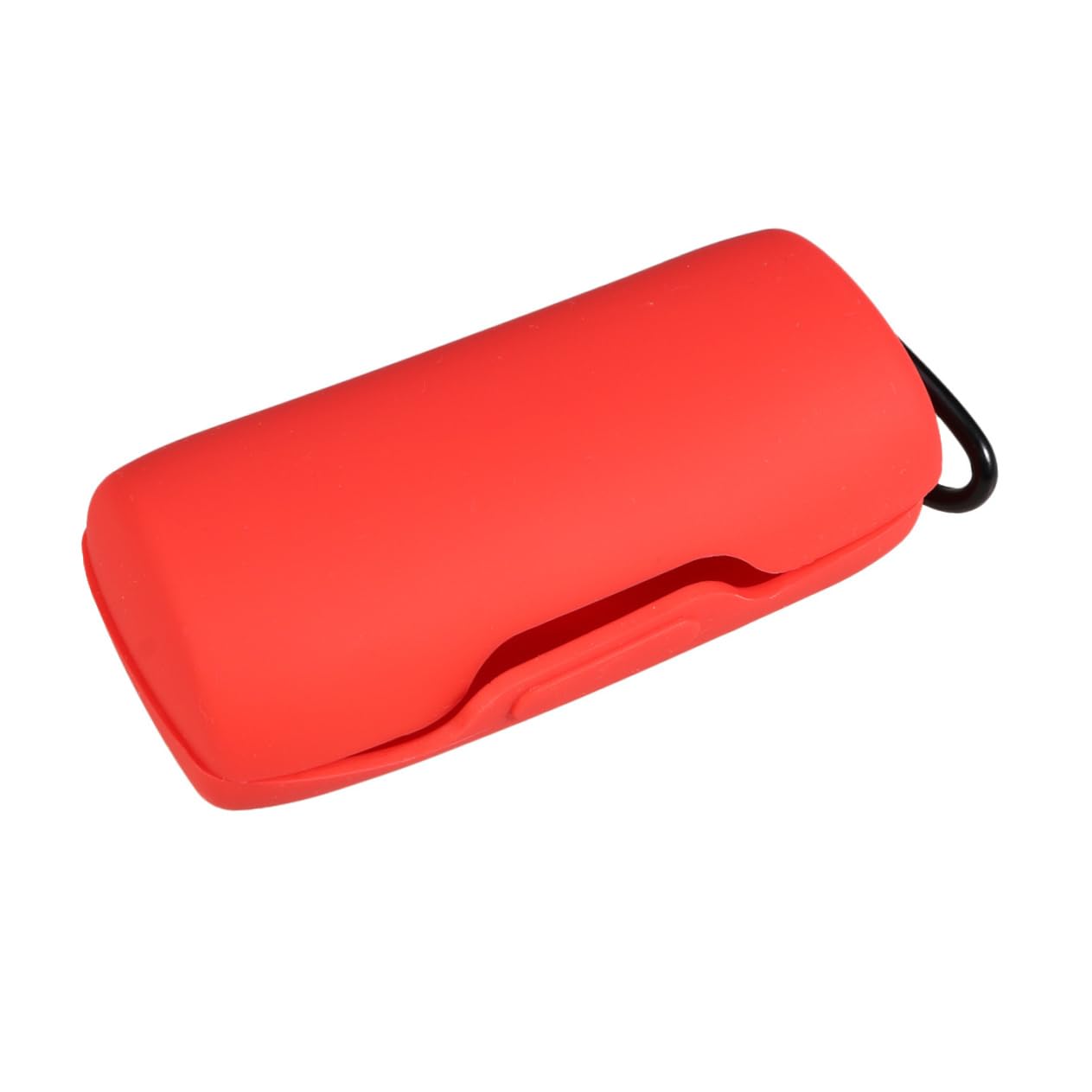 Angoily Caja De 3 Piezas Funda Protectora para Auriculares Caso inalámbrico Mini Auriculares Funda de Silicona para Auriculares Deportes Caja de Auriculares Estuche de Silicona Rojo