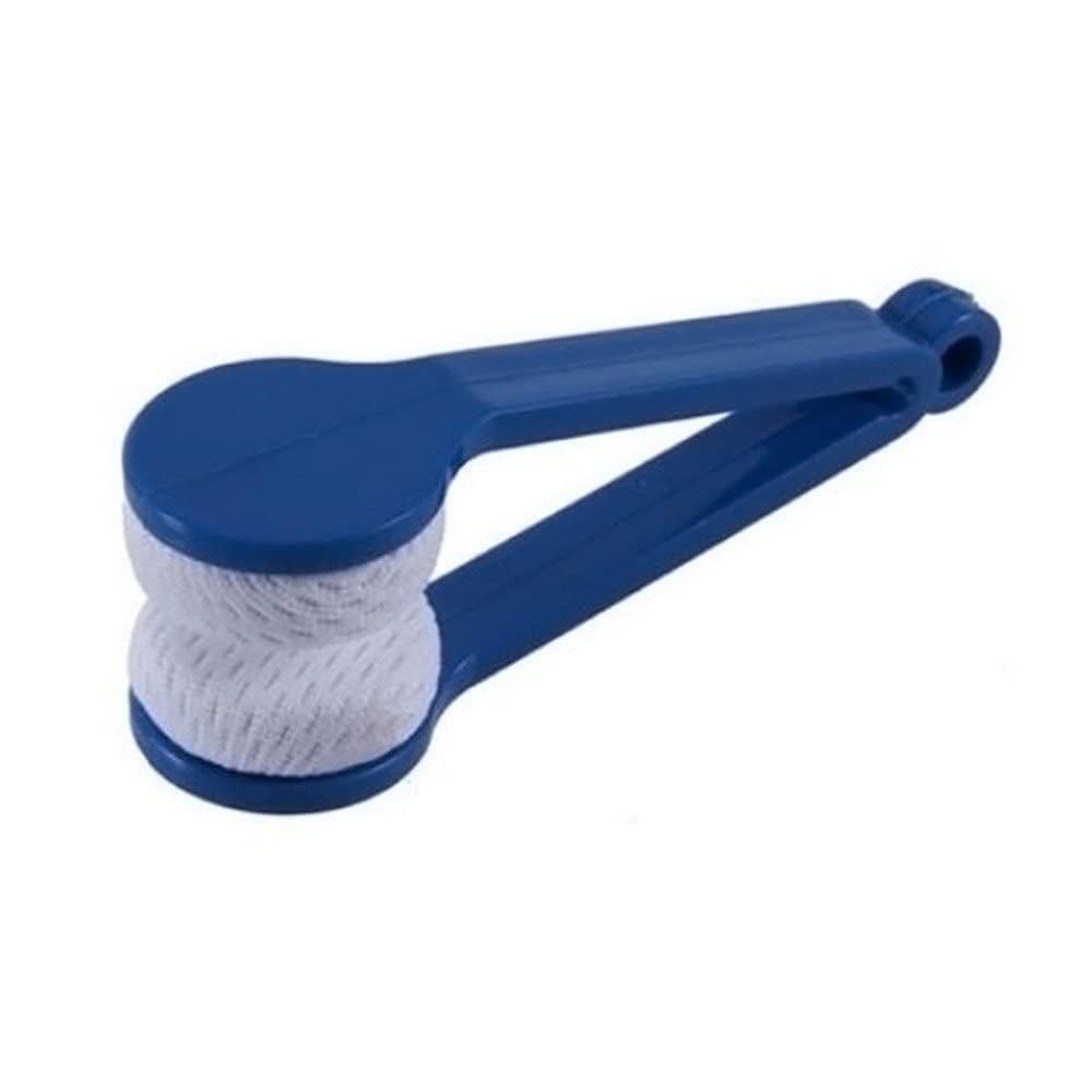 Kelexx Eye Glass Cleaner, Premium Microfiber Portable Eyeglass Spectacles Sunglass Lens Brush Clip Specs Cleaning Tool With Key Hole Cloth Handle Reading Glasses with Keyring - Image 3 thumbnail