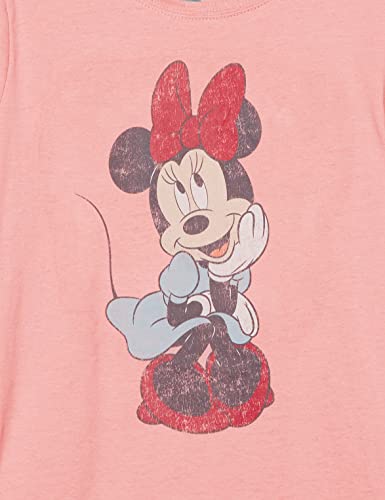 Disney Little, Big Classic Mickey Simple Minnie Sit Girls Short Sleeve Tee Shirt2