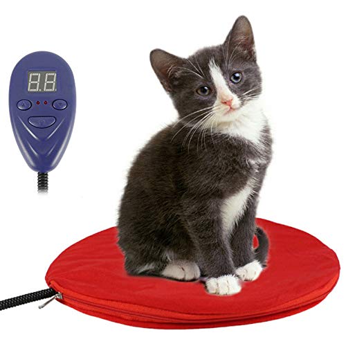 Alfombra térmica para mascotas 30x30 cm con 7 niveles ajustables