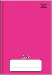 Tilibra - Caderno Brochura Capa Dura 1/4 D+, 96 Folhas, Rosa