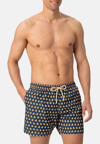 Short de bain bleu foncé Saint Barth Mc2 léger en taille XL