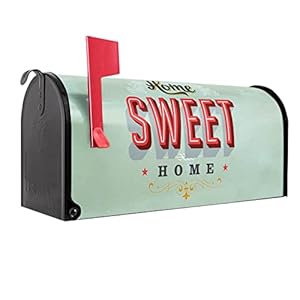 Banjado Home Sweet Home Briefkasten 51x22x17cm