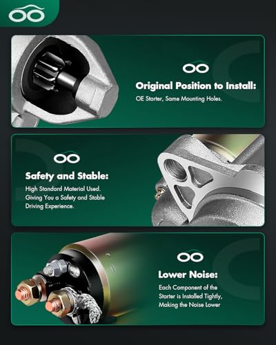 Image of SCITOO Motor Starter for 6493 12564089 Starters Fit for Chevrolet for Cavalier 2002-2005, for Chevrolet for Classic 2004-2005, for Chevrolet for Cobalt 2005, for Chevrolet for Malibu 2004-2005