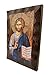 Handmade Greek Christian Orthodox Wood icon of Jesus Christ (17 X 12 cm or 6.7 X 4.7 in) Solid Wood