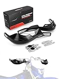 JFG RACING Dirt Bike Handguards,7/8'' and 1 1/8'' Handlebar Motorcycle Hand Guards Accessories Universal for Dirtbike Snowmobile ATV Motocross Enduro Pit Bike MX Off Road -Black