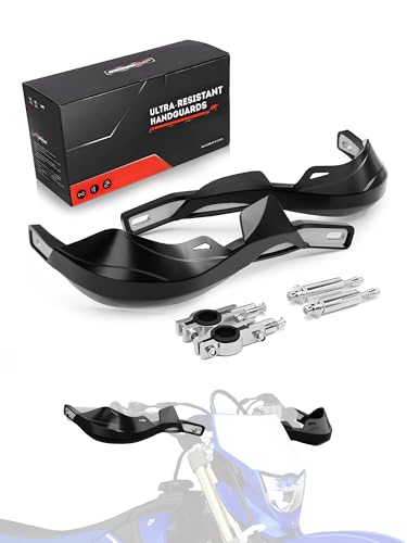JFG RACING Dirt Bike Handguards,7/8'' and 1 1/8'' Handlebar Motorcycle Hand Guards Accessories Universal for Dirtbike Snowmobile ATV Motocross Enduro Pit Bike MX Off Road -Black