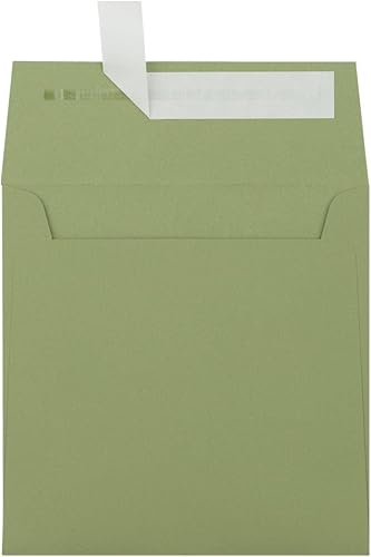 Vista 188 de Sobres cuadrados de 5 1/2 x 5 1/2, Seafoam