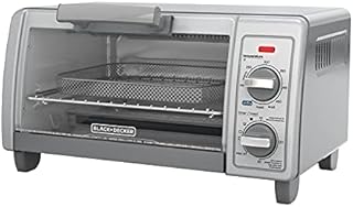 BLACK+DECKER 4-Slice Toaster Oven with Air Fry Technology, TO1785SGC, Gray
