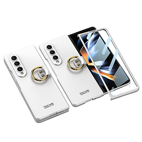 Coque Samsung Z Fold 4 avec Anneau Support pour Vidéo et Lecture Mains Libres