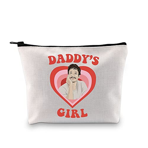 Daddy Pedro Gift Tribute Celebrity Gift Gamer Gift Daddy’s Girl Zipper Pouch Makeup Bag Funny Gift for Her (Daddy’s Girl Bag EU)