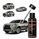 XTryfun 1J7 Atomic Silver Touch Up Paint for Lexus, DIY Car Paint Scratch Repair Kit, Automotive Paints, Quick & Easy Fix Scratch Repair for RX/NX/ES/GX/IS/LS/LC/UX/RC/LX