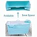Bañeras MYANYAN Plegable Portátil Piscina Gran Cubo de Baño Independiente para Adultos...