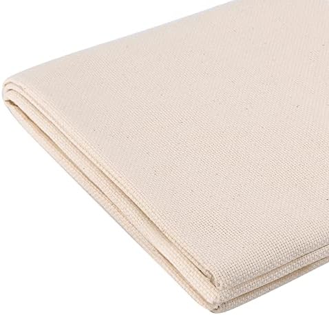 Monks Cloth for Punch Needle Fabric Tufting Cloth for Rug Making 2 by 1 Yard