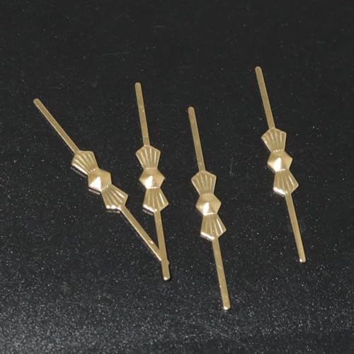 RLECS 200 peças de cortina de contas de cristal de ouro 45 mm faça você mesmo pingente de borboleta