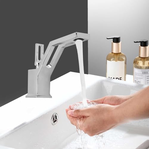 Mitigeur moderne à poignée unique contre les fuites de lavabo - 3
