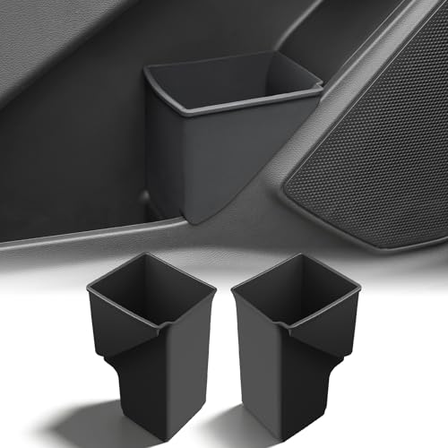 ELECFRESH 2PCS Door Side Trash Can Compatible with 2020-2025 2026 Ford Explorer Garbage Bin Storage Box for Ford Explorer Accessories 2025 2024