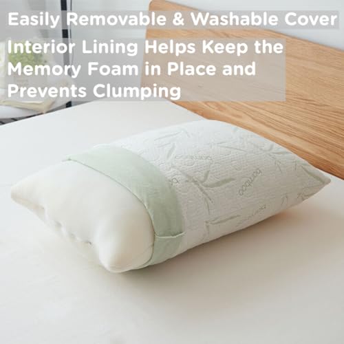 Almohada de espuma viscoelástica ajustable tamaño Queen miniatura 7
