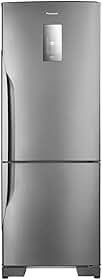 Refrigerador Bottom Freezer Inverter Panasonic de 02 Portas Frost Free com 511 Litros Aço Escovado - NR-BB71PV7X